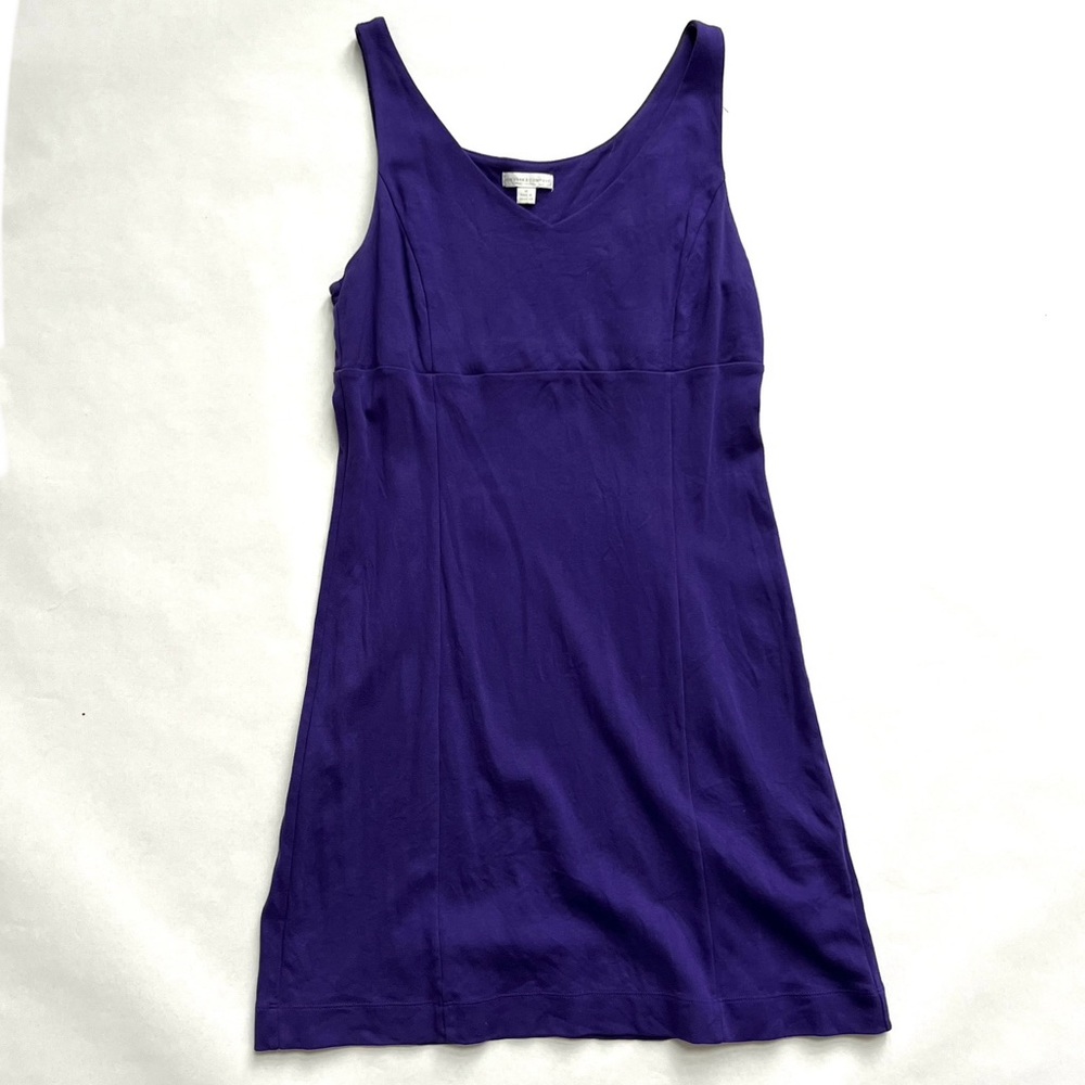 New York & Company Medium Purple Mini Dress